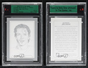 2011-12 ITG Ultimate Memorabilia 11th Edition Silver /62 Joe Sakic HOF