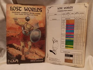 1983 Giant Goblin with Mace and Shield Lost Worlds Combat Book Game Nova - Picture 1 of 6