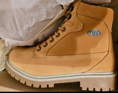 Women’s Size 7(runs small) Lugz Winter Work Tan/beige Boots Shoes NEW With Box - Image 1 of 4
