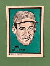 1984 O'Connell & Son Ink   Ted Williams   Card #1   Boston Red Sox   HOF