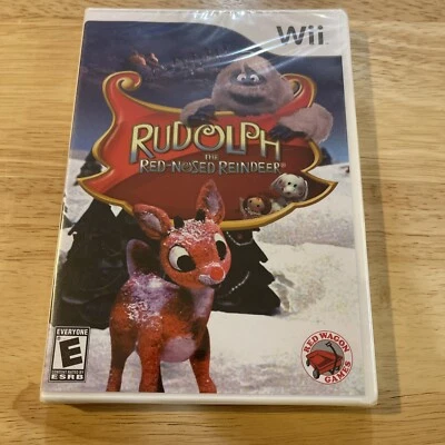 NIP Nintendo Wii Rudolph the Redness Reindeer Video Game Animated-NEW SEALED - Image 1 of 2