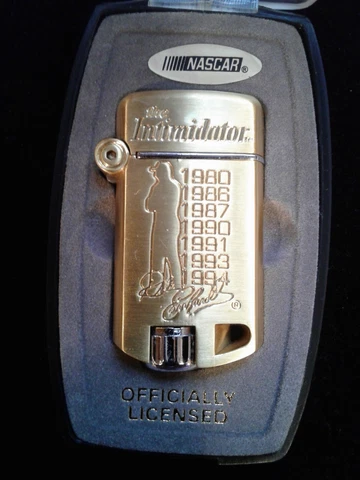 Dale Earnhardt Official Collector '01, '02 Commemorative Lighters And Magnet Lot Cover