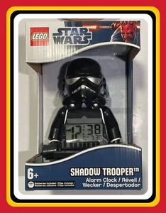NEW Star Wars Shadow Trooper 2012 Lego Figure Light-Up Alarm Clock 9” BNIB RARE - Picture 1 of 24