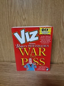 Viz 40th Anniversary Profanisaurus: War and Piss by Viz Magazine Book (A6) - Picture 1 of 3
