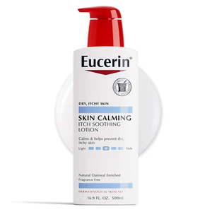 Eucerin Skin Calming Lotion - Full Body Lotion for Dry, Itchy Skin, Natural Oatm - Picture 1 of 12