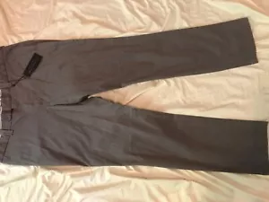 The Men’s Store Bloomingdales Gray Cotton Slacks 36x34, 34x30 - Picture 1 of 10