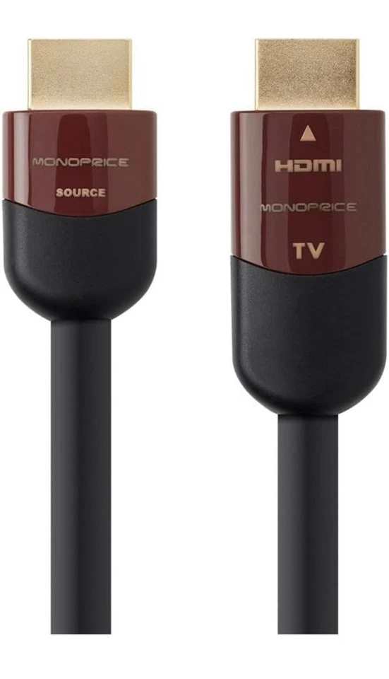 HDMI High Speed Active Cable 30 Feet Black 4K60Hz HDR 18Gbps see notes for add'l - Image 1 of 3