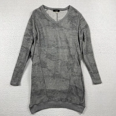 Vestido Diesel Para Mujer XS Gris Camuflado Sudadera Mini Informal Transparente Comodidad Dolman Foto 1 de 4