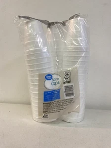 Great Value Foam Kitchen, Coffee Party, Picnic, Drink Cups, 8 Ounce, 48 Count - Picture 1 of 6