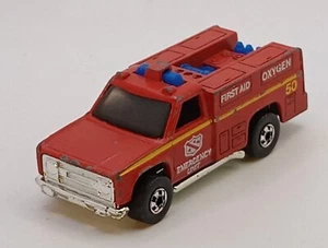 VTG. 1974 Hot Wheels Blackwall Emergency Unit 50 Hong Kong - Picture 1 of 10