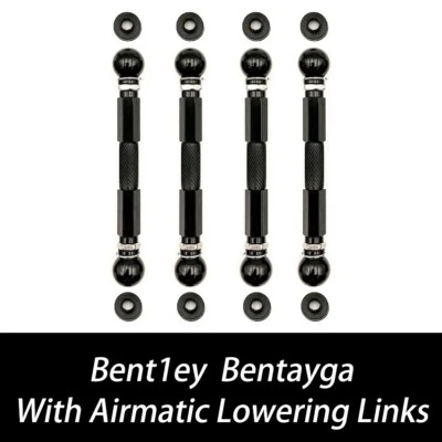 FOR BENTLEY BENTAYGA EVOLUTION AIR SUSPENSION LOWERING KIT LINKAGES LINKS RODS - Image 1 of 4
