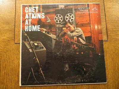 Chet Atkins – Chet Atkins At Home - 1958 - RCA Victor LPM-1544 Vinyl LP G/G - Image 1 of 4