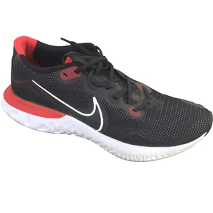 Nike Renew Run Running Shoes CK6357-005 Black/White/University Red Men’s Sz 13 - Picture 1 of 17