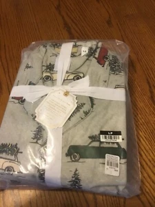 Pottery Barn Teen driving home for christmas flannel pajama set-size M-NIP - Picture 1 of 1