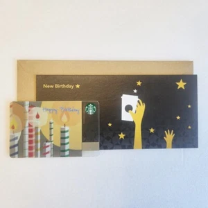 Starbucks KOREA Gift Card **HAPPY BIRTHDAY** Collectible 2010 / Sleeve, Envelope - Foto 1 di 4