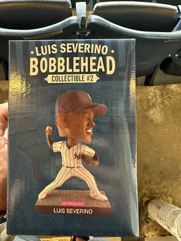 2023 New York Yankees Luis Severino SGA Bobblehead 7/7 NY Yankee Stadium Cover