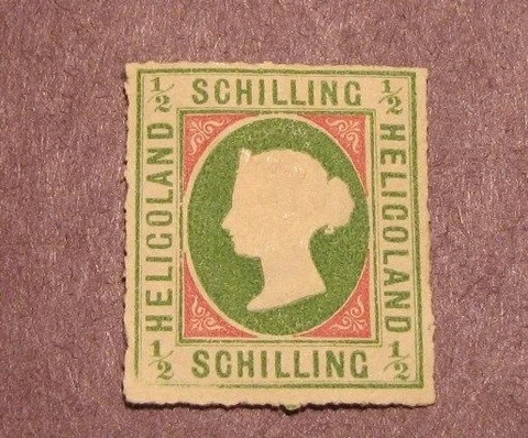 Heligoland Stamp Scott# 1 Queen Victoria !867-68 MNG CV 325.00 L54 Cover