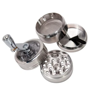 Mini macina erbe in metallo di alta qualità macina a manovella macina spezie tritatutto grinder - Foto 1 di 7