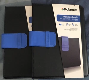 NWT POLAROID PROTECTIVE POUCH APPLE iPAD2 & NEW iPAD SLIM FIT CASE-Blue - Picture 1 of 1