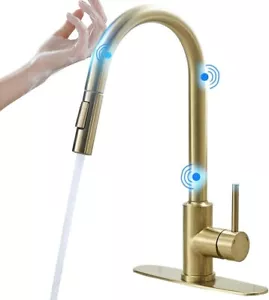 HVNVN Touch Kitchen Faucet with Pull Down Sprayer,Single Handle Automatic $140 - Picture 1 of 7