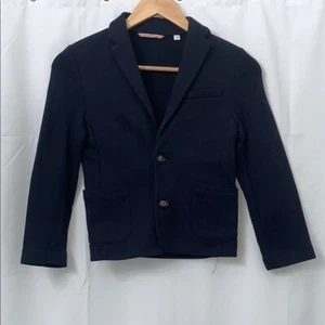 Boys Boden Navy Blazer Sports Coat Size 7-8 EUC - Picture 1 of 5