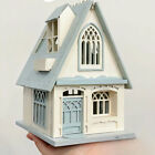 Villa House Dollhouse Miniatures Unfinished Furniture European Desktop Decorate