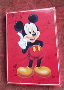 Carte da gioco vintage Disney da collezione Topolino Jumbo 5"" X 7"" NUOVE - Foto 1 di 2