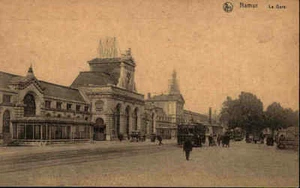 NAMUR Nameûr Namür Belgien CPA Gare Bahnhof Tram ca. 1910 Vintage Postcard - Picture 1 of 1