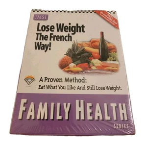 Family Health Series Lose Weight The French Way! Cd Rom Software IMSI Vintage  - Picture 1 of 8