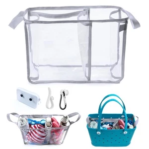 Clear Beach Bag Organizer Insert with 3pcs Accessories with Bogg Bag (Medium)... - Picture 1 of 7