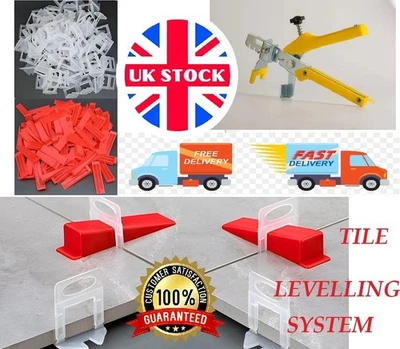 1.5mm, 2mm, 2.5mm Tile Levelling Spacer System Tool Clips Wedges Flooring Plier - Image 1 of 4