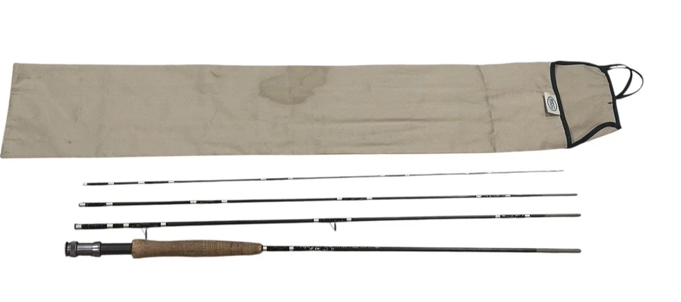 Temple Fork Outfitters Fly Rod Negro TiCr 5 Wt 9 Pies 4 Piezas Lefty Kreh Series Foto 1 de 4