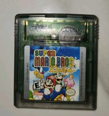 Super Mario Bros. Deluxe (Nintendo Game Boy Color, 1999) Autêntico Testado Funciona - Imagem 1 de 4