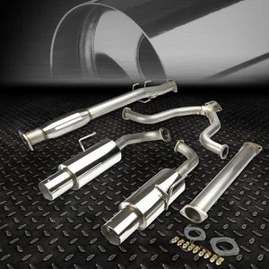 FOR 07-12 NISSAN ALTIMA 4DR 3.5L STAINLESS CATBACK EXHAUST SYSTEM 4" MUFFLER TIP - Picture 1 of 5