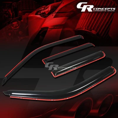 SMOKE WINDOW VISOR/WIND DEFLECTOR VENT RAIN SHADE FOR 91-05 EXPLORER/MOUNTAINEER - Image 1 of 2