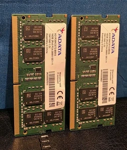 ADATA (2 x 16GB) (32GB) SO-DIMM 2666V MEMORY/RAM (AD4S320016G22-BGN) - Picture 1 of 7
