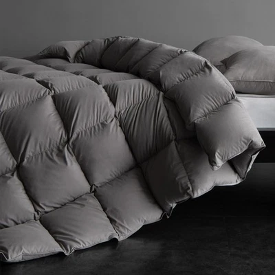 Luxury Down Feather Comforter King Size - Lightweight Duvet Insert - Fluffy B... - Image 1 of 4