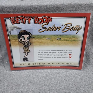 Betty Boop Patch Safari Betty Clothing Bag Patch Collectible Vintage Africa New - Picture 1 of 7