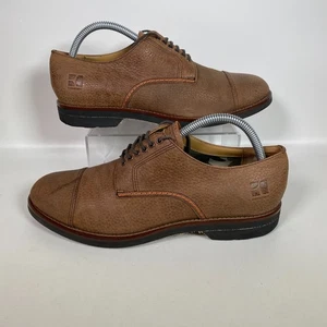Hugo Boss Orange Leder Schuhe UK 6,5 Herren Braun EU 40 Derby Schnürer Logo - Bild 1 von 19