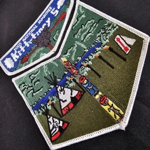 Kittatinny 5 OA Lodge Reading PA 2005 National Jamboree 2 piece set White border - Picture 1 of 8