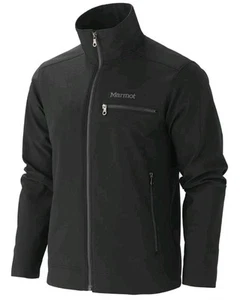 Marmot Men's Large Jacket Black Eastside Softshell Performance Full Zip Coat - Picture 1 of 13