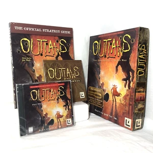 Outlaws - Juego de disparos en primera persona de Lucasarts - Disco sellado - Caja grande - Guía - Imagen 1 de 5