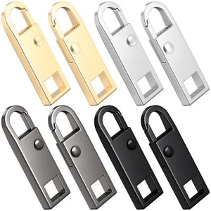 8PCS Zipper Pull Replacement Detachable Zipper Pull Tabs Heavy Duty for Lugga... - Picture 1 of 7