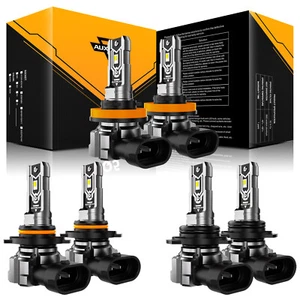 AUXBEAM 9005 H11 9006 Combo LED Headlight Bulbs Kit for Acura MDX 2004 2005 2006 - Picture 1 of 11