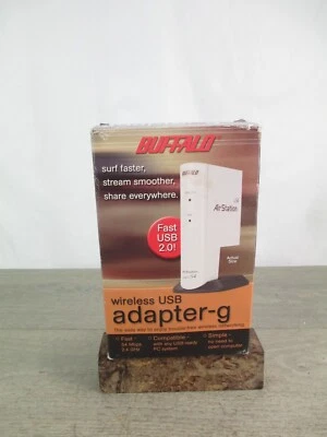 Buffalo Wireless USB Adapter 54 Mbps WLI2-USB2-G54 Airstation AOSS Open box - Image 1 of 3