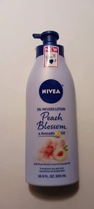 NIVEA Pfirsichblütenöl angereicherte Körperlotion mit Avocadoöl 16,9 flüssige Unzen - Bild 1 von 2