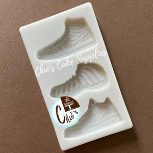 Sport Shoes Silicone Mold, 3 different designs - Picture 1 of 7