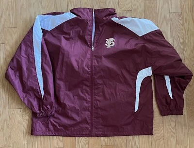 Genuine Stuff - Florida State Seminoles Windbreaker Rain Jacket LG, Hiden Hood - Image 1 of 4
