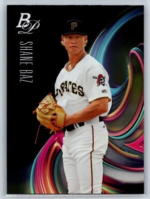 2018 Bowman Platinum Shane Baz Rookie Pittsburgh Pirates RC #TOP-85 - Image 1 of 2