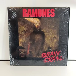 RAMONES Brain Drain 1989 SIRE Vinyl Record LP Album Original Shrink Wrap 1-25905 - Picture 1 of 24